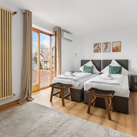 Adn Lux - Aircon - Modern - Free Parking Apartman Günzburg